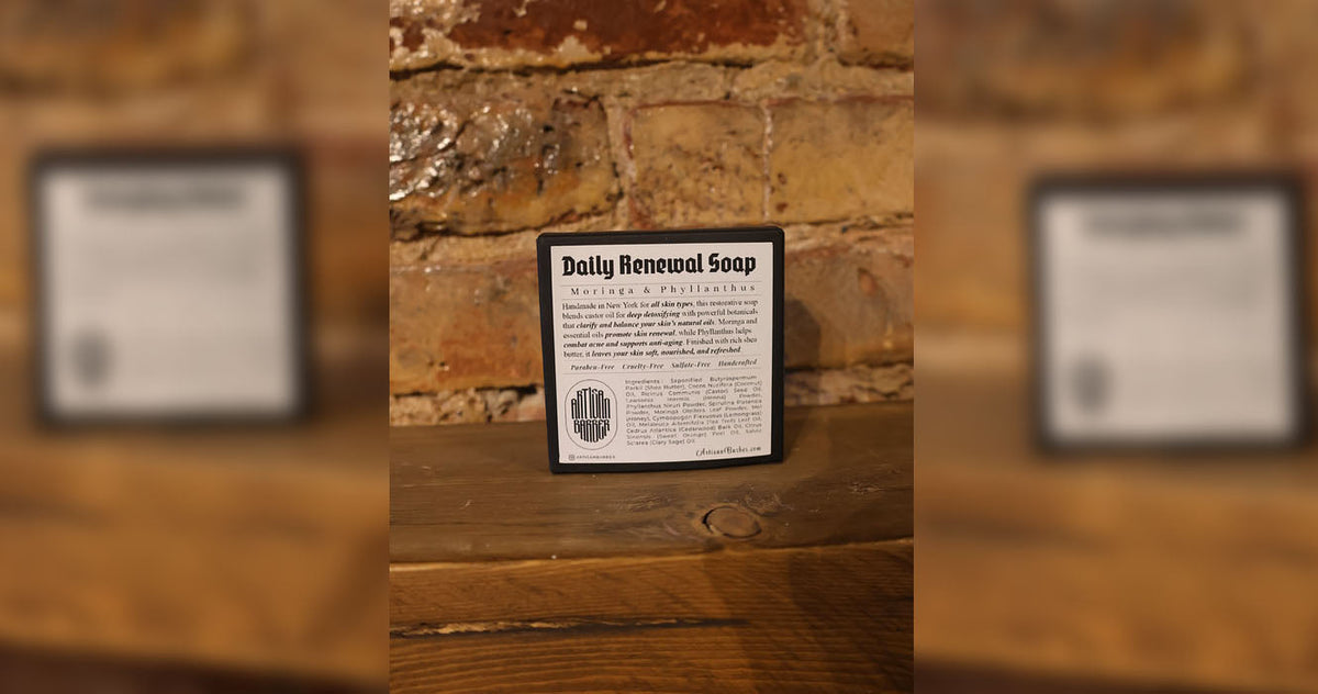 Introducing the Artisan Daily Renewal Soap: A Botanical Breakthrough in Grooming Care
