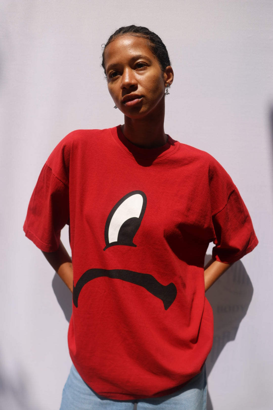Bad Bunny 2022 Latin America Tour T-shirt - Red Big Eye