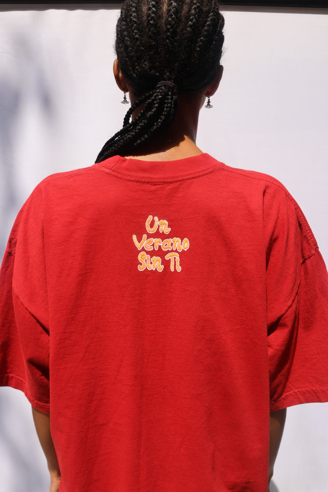 Bad Bunny 2022 Latin America Tour T-shirt - Red Big Eye