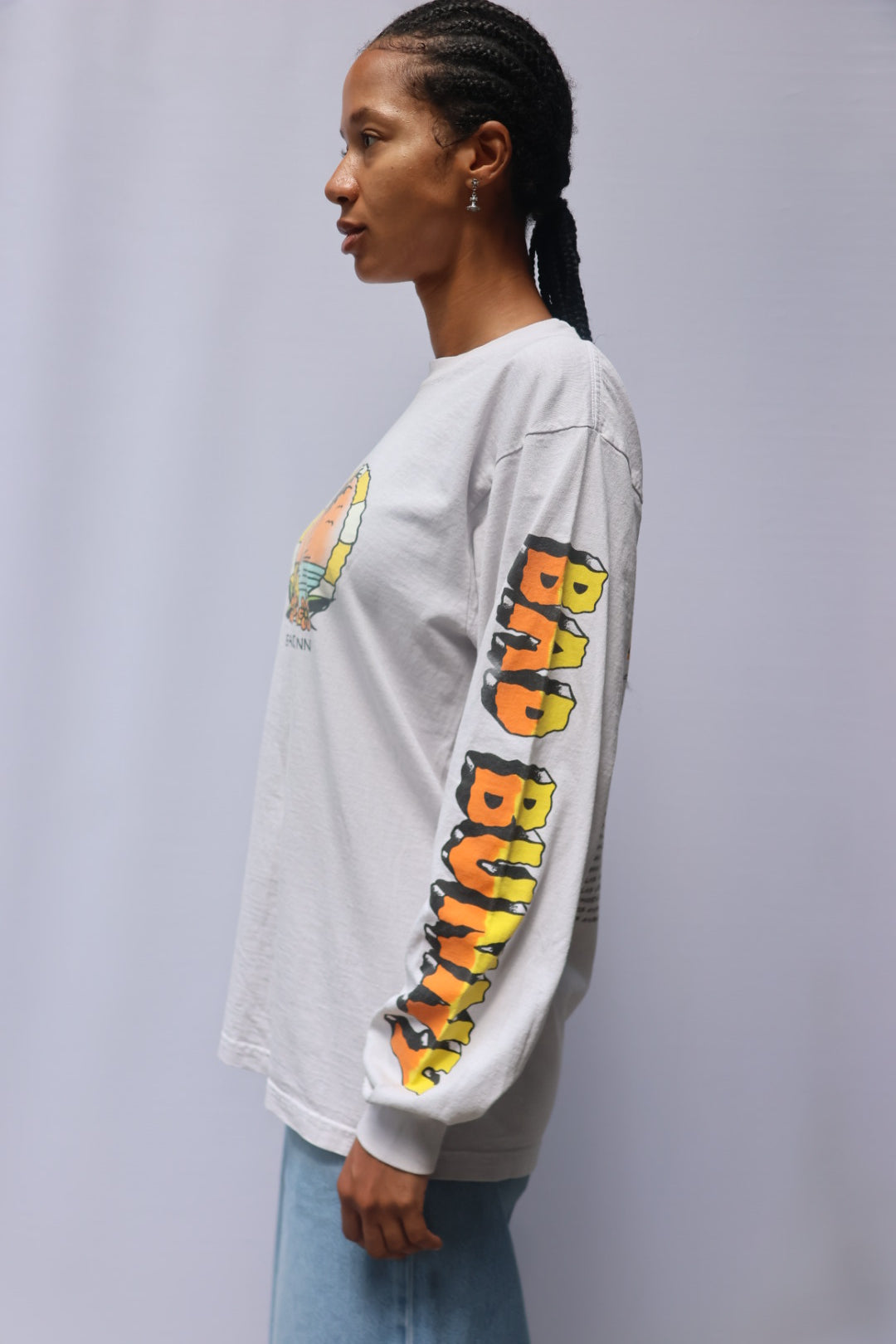 Bad Bunny 2022 Un Verano Sin Ti Tour T-shirt - White Long Sleeve