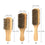 Men Boar Bristle Wooden Hair Brush