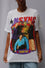 NSYNC 1999 NSYNC 99 Tour T-shirt - White w Purple Red Text