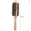 Men Boar Bristle Wooden Hair Brush