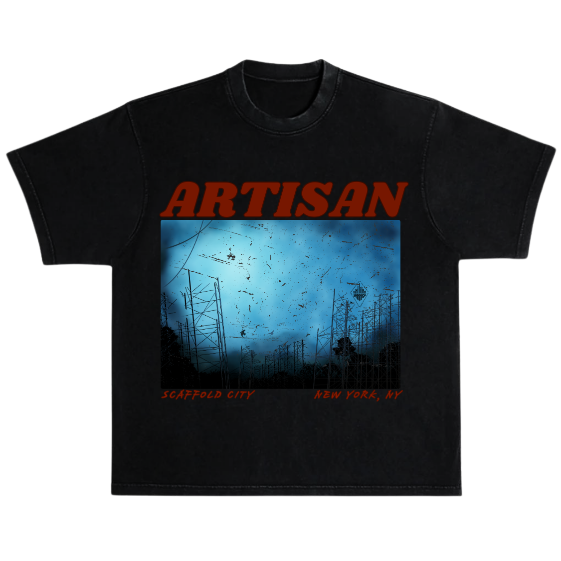 AB "Scaffold City" Heavy Weight Cotton Tee